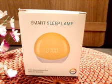 SUNRISE SMART ALARM CLOCK SOUND MACHINE Sleep Lamp w/  APP CONTROL Custom Color