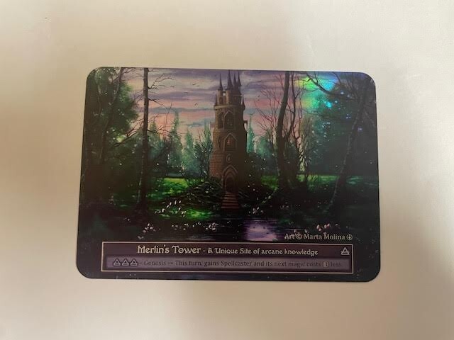 MERLIN'S TOWER Unique FOIL Arthurian Legends - SORCERY TCG