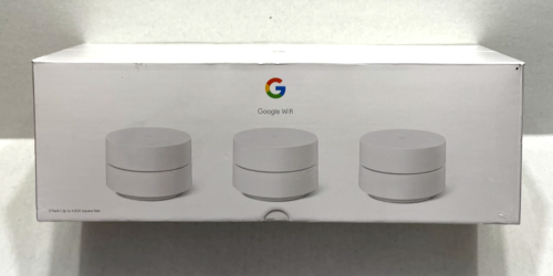 (0) Google Wifi Mesh Router (AC1200) (3 pack) (White) (GA02434-US) (NISB) - Bild 1 von 1