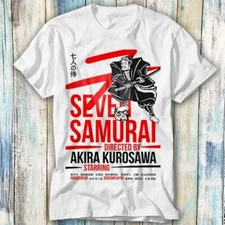 Seven Samurai Akira Kurosawa Japanese Sci Fi T Shirt Meme Top Tee Unisex 1001