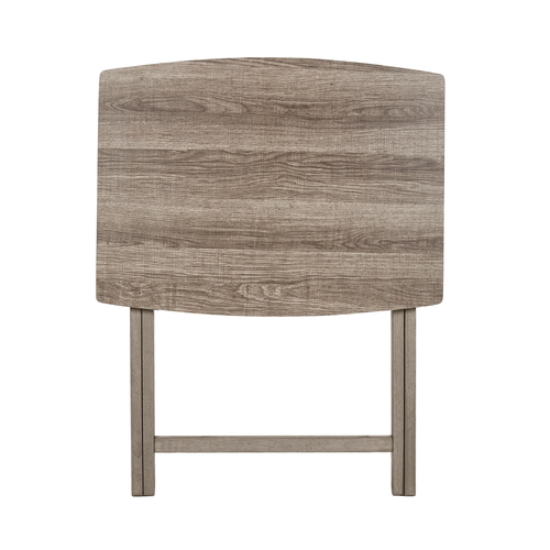 Indoor Oversized Single Folding Tray Table, Rustic Gray, 26" X 23.6 X 17.7" - Picture 5 of 12