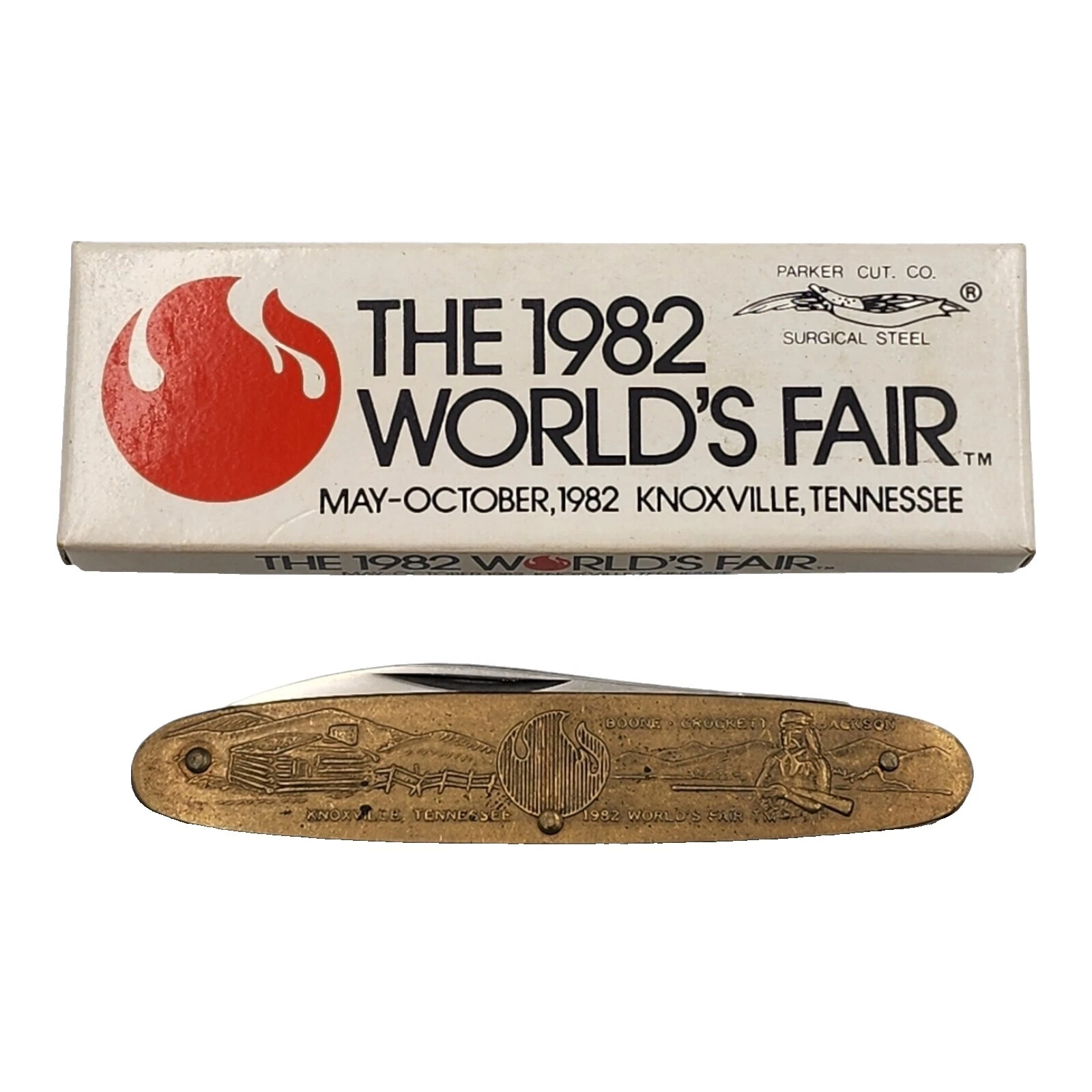 Navaja Mango de latón Parker cuchillos plegables modernos de colección