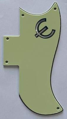 Guitar Parts Guitar Pickguard for Gibson SG '61 Reissue & E Logo Vintage Green