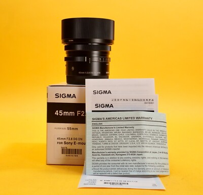 Sigma Contemporary 45mm f/2.8 DG DN Sony E-mount