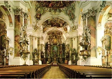 Benedictine Abbey with Basilica Postcard Unposted