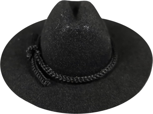 12 pièces Mini Chapeau Cowboy Western Mariage Faveurs Décoration 3 Noir - Photo 1 sur 3