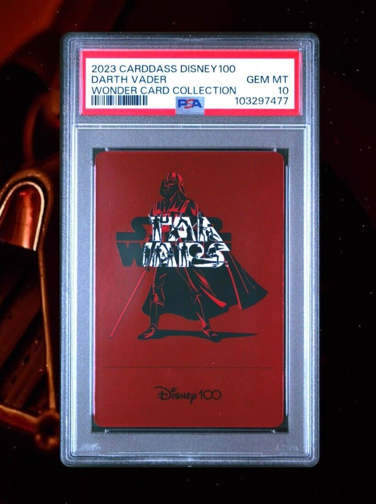 2023 Disney 100 Darth Vader Carddass Wonder Collection PSA 10 GEM Mint