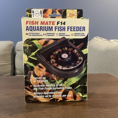 Fish Mate F14 Aquarium Fish Feeder - Used Condition, Works