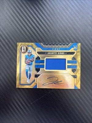 2023 Gold Standard Rookie Patch Auto Jahmyr Gibbs /199