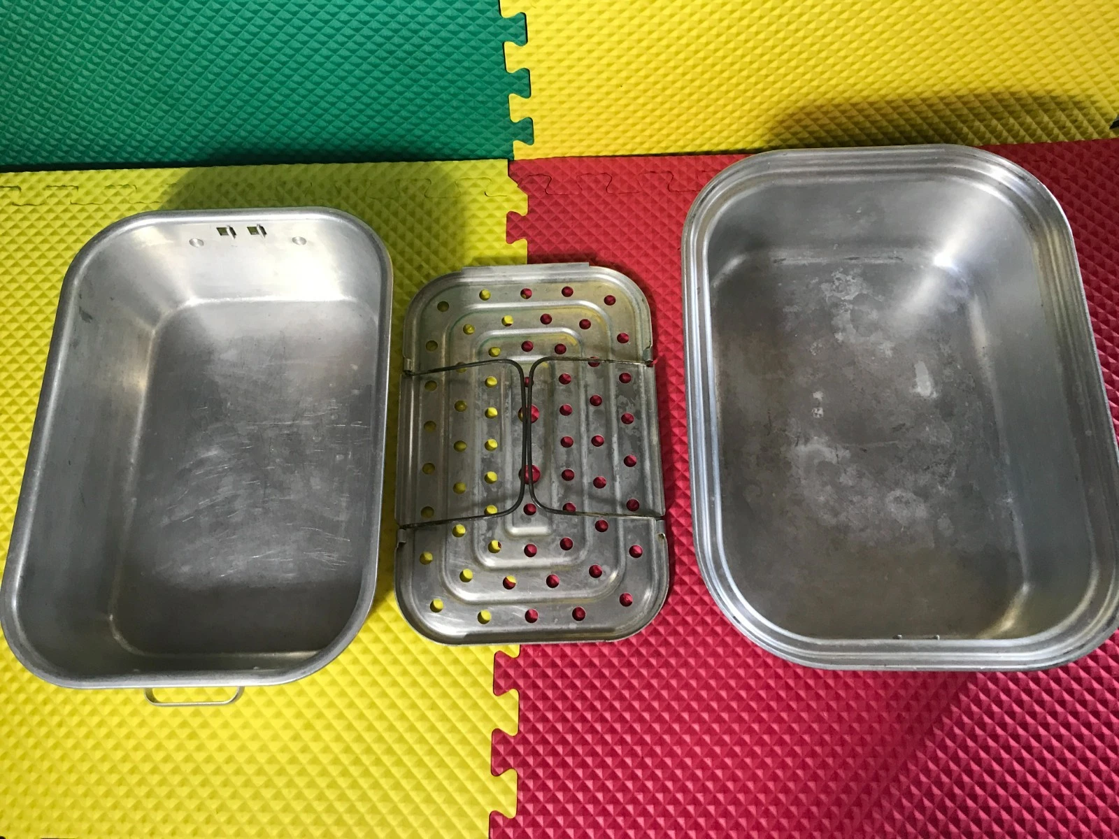 Vintage 3 Pc. Wear Ever Aluminum Turkey Roasting Pan 16" X 12" X 9" with Trivet
Opens in a new windo