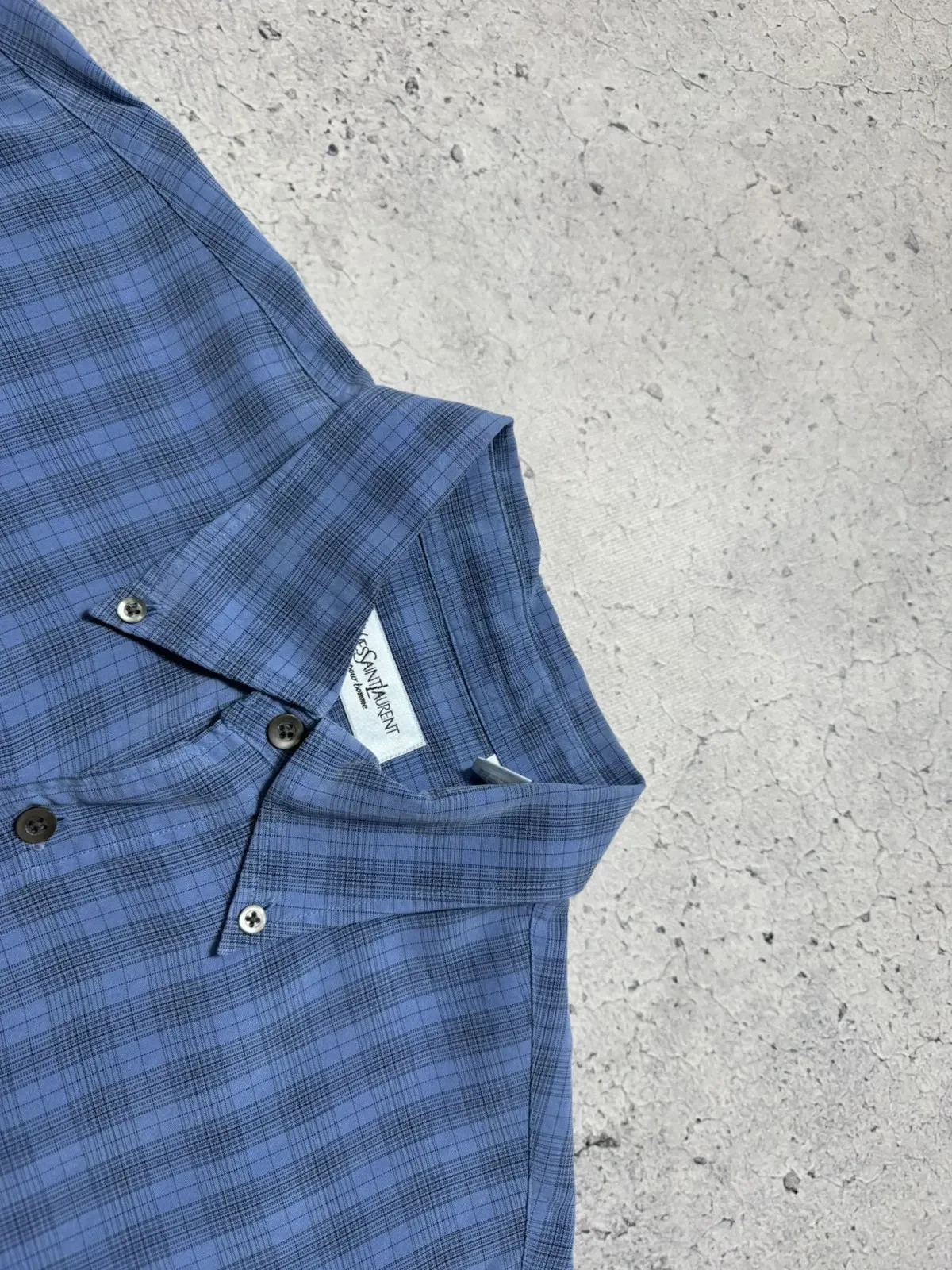 Camicia Yves Saint Laurent YSL vintage lusso con bottoni Y2K