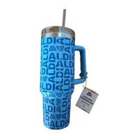 Aldi Aldimania Thermobecher Limited Edition 1,06L Liter Mit Trinkhalm - Neu