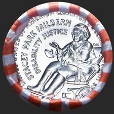 10 Rolls 2025 D Stacey Park Milbern Quarters BU OBW from WELLS FARGO BOX