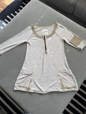 We The Free Long-Sleeved T-Shirt Tunic Cotton With Pockets Size Small