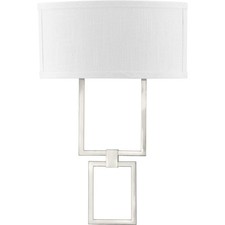 Progress Lighting P710054-30 21" Tall LED Square Wall Sconce - Nickel