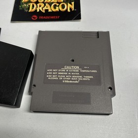 Double Dragon Nintendo NES Tradewest 1988 with box and manual