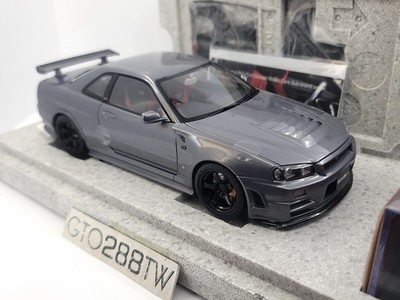 MotorHelix 1:18 Nissan Skyline R34 GT-R Nismo Z-Tune CRS - Gun