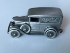 Vintage 1974 Coca Cola Coke Nostalgic Miniatures Ford Model "A" Pewter Car