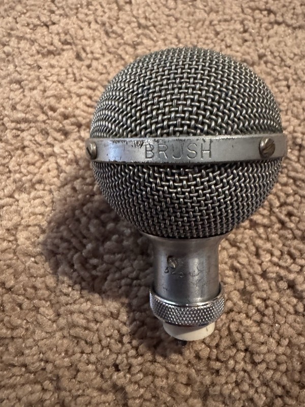 Vintage RARE 1940s Brush BR2S crystal microphone CAPSULE ONLY FREE SHIP CON US