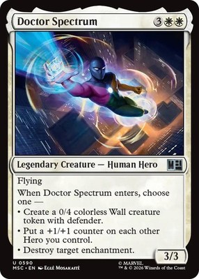 Doctor Spectrum #590 *Foil* (NM) Commander: Marvel Super Heroes (MSC) MTG