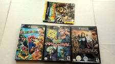 Vintage lot of Nintendo GameCube Cases - Cases Only - Paperwork Brochures Mario