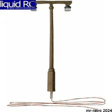 Woodland Scenics JP5676 HO Street Lights Twin. Lamp 3