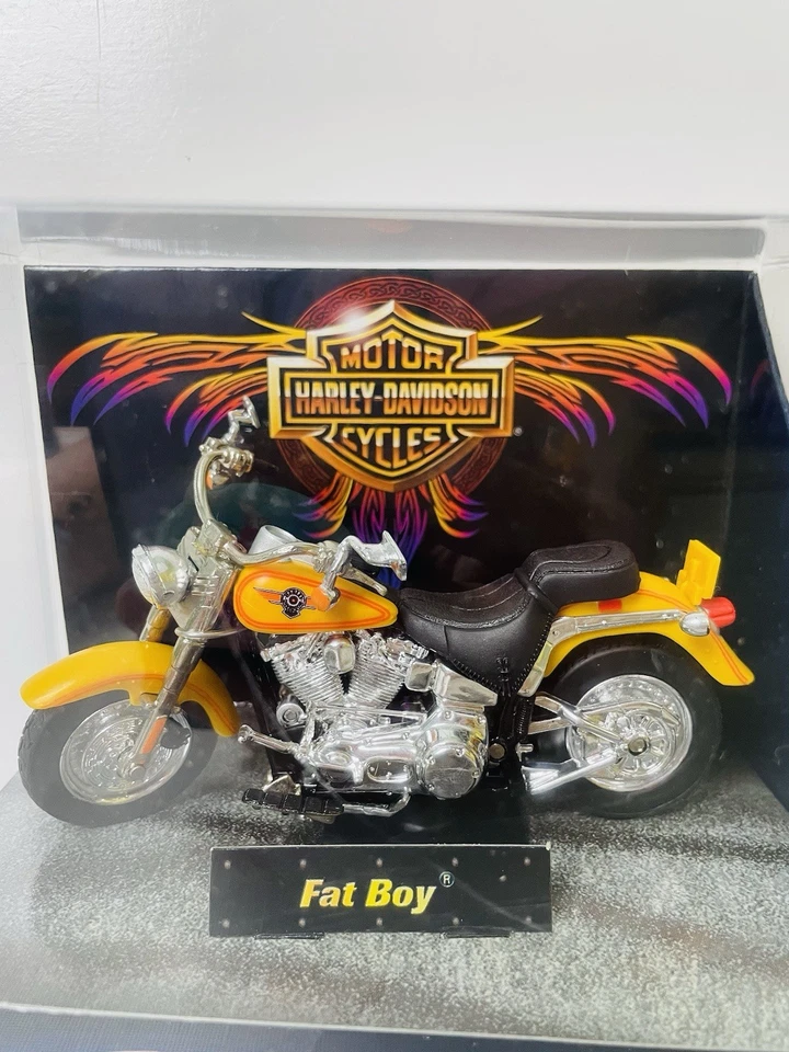 HOT WHEELS Harley Davidson Collection 1:18 Die Cast Motorcycle MATTEL 2001 NEW - Image 3 of 4