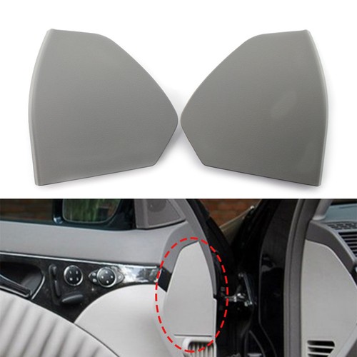 2PCS Front Door Upper Cover Gray For Mercedes W211 E-Class 2003-2009
