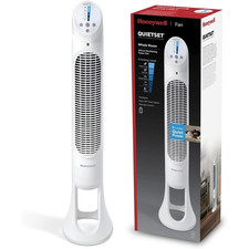 Honeywell HYF260 Quietset 32" Inch Oscillating Tower Fan, 5 Speeds - White
