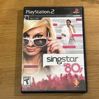 SingStar '80s (Sony PlayStation 2, 2007 PS2) Complete  