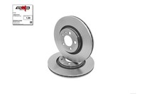2X Automega Bremsscheibe 120015710 FüR 1J1 1J2 Vw 1J5 Golf Bora 1 4 Variant 1J6