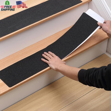 MBIGM 8-Pack Non-Slip Outdoor Stair Treads - anti Slip 6" X 30" Grip Tape Adhesi