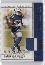 2019 National Treasures Century Materials Prime 36/49 Shaquille Leonard 0sm7