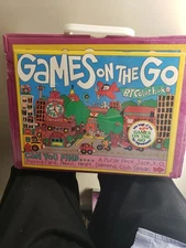 New Games on the Go by Colorbok Activity Travel Game Vintage