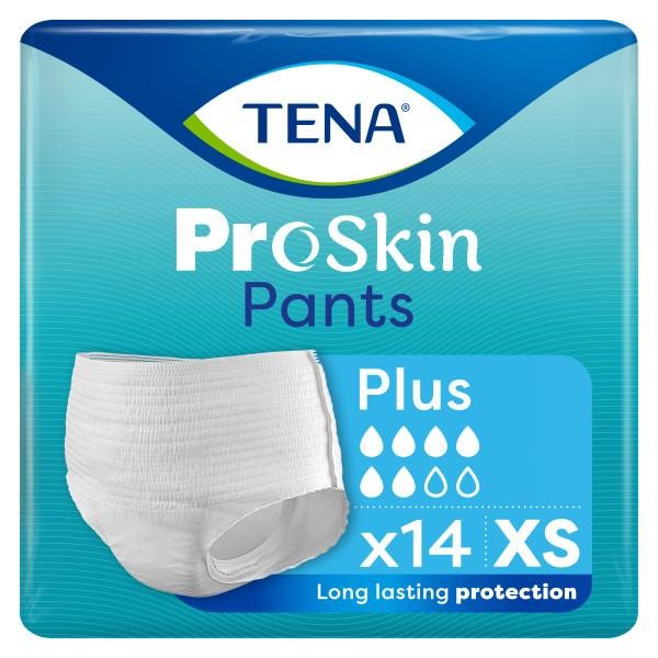 TENA Pants Incontinence Plus XS Incontinence Underwear 14 Pack Absorbent Pads - Image 2