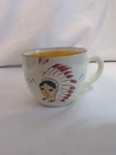 Vintage Stangl Pottery Kiddieware Indian Campfire Childs Mug Cup