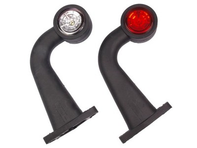 2x LED Umrissleuchte Begrenzungsleuchte 12V 24V abgewinkelt Positionsleuchte LKW