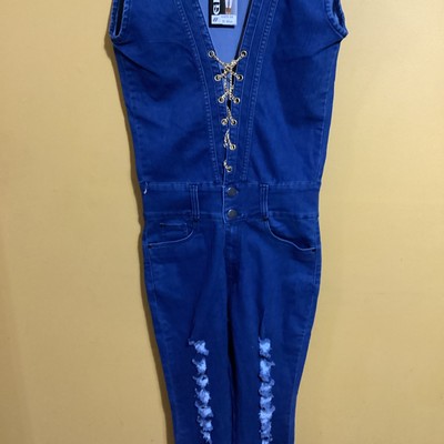 NWT American Glory  Premium Denim Jumpsuit Size 14