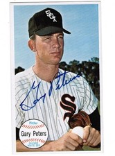 Gary Peters Signed 1964 Topps Jumbo Card - White Sox