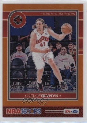2024-25 Panini NBA Hoops Premium Orange Prizm 27/199 Kelly Olynyk #47 4z8