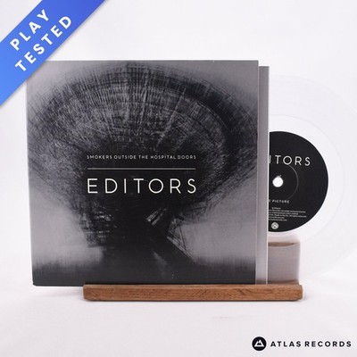 Editors - Smokers Outside The Hospital Doors - Clear 7'' Vinyl Record - EX/NM