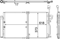 Mahle Kondensator Klimaanlage AC 510 000S FüR Chevrolet Antara L07 Opel Cdti 4X4