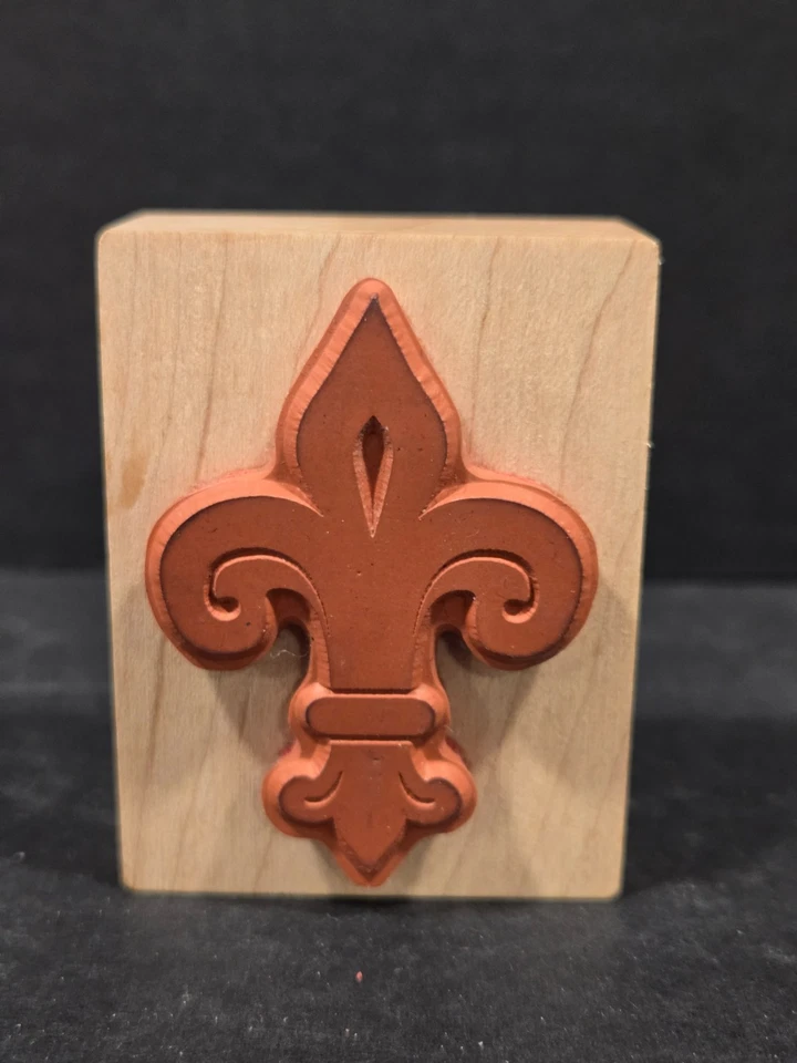 1995 PSX Rubber Stamp, D-1754 Fleur De Lis, Signs & Symbols - Image 2 of 3