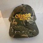 c.1980-1990s KENDALL MOTOR OIL HAT CAP TRUCKER CAMO GAS UNUSED STATION SERVICE — photo 3