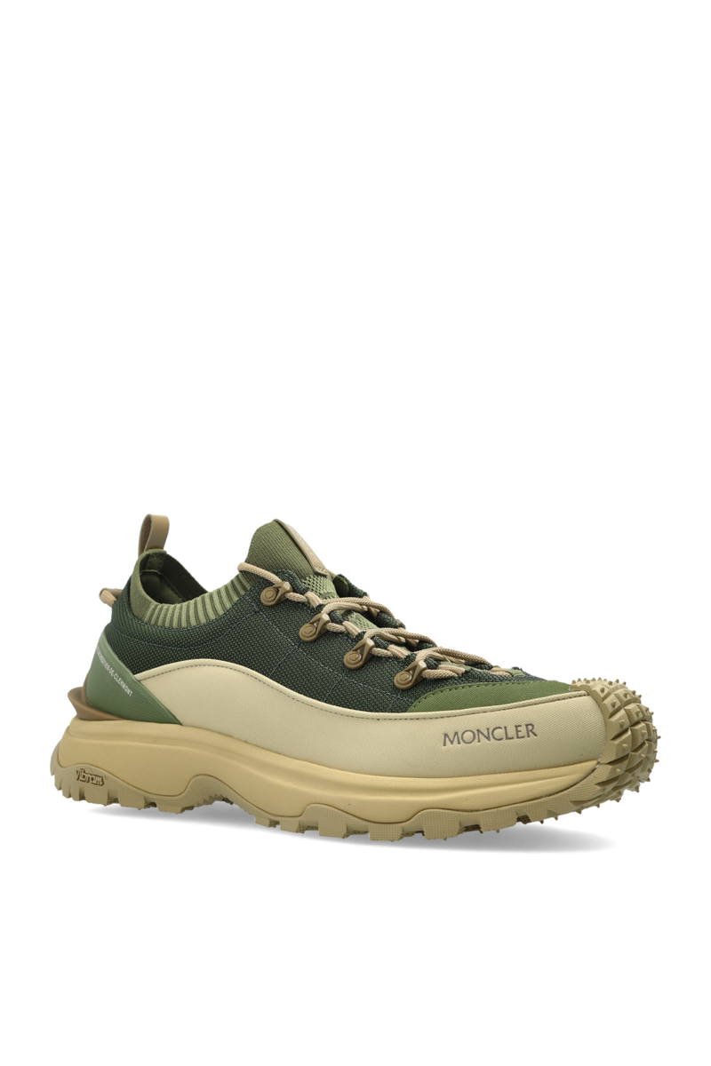 Moncler Trailgrip Lite 3 $770 Olive Green Sneakers New & Authentic