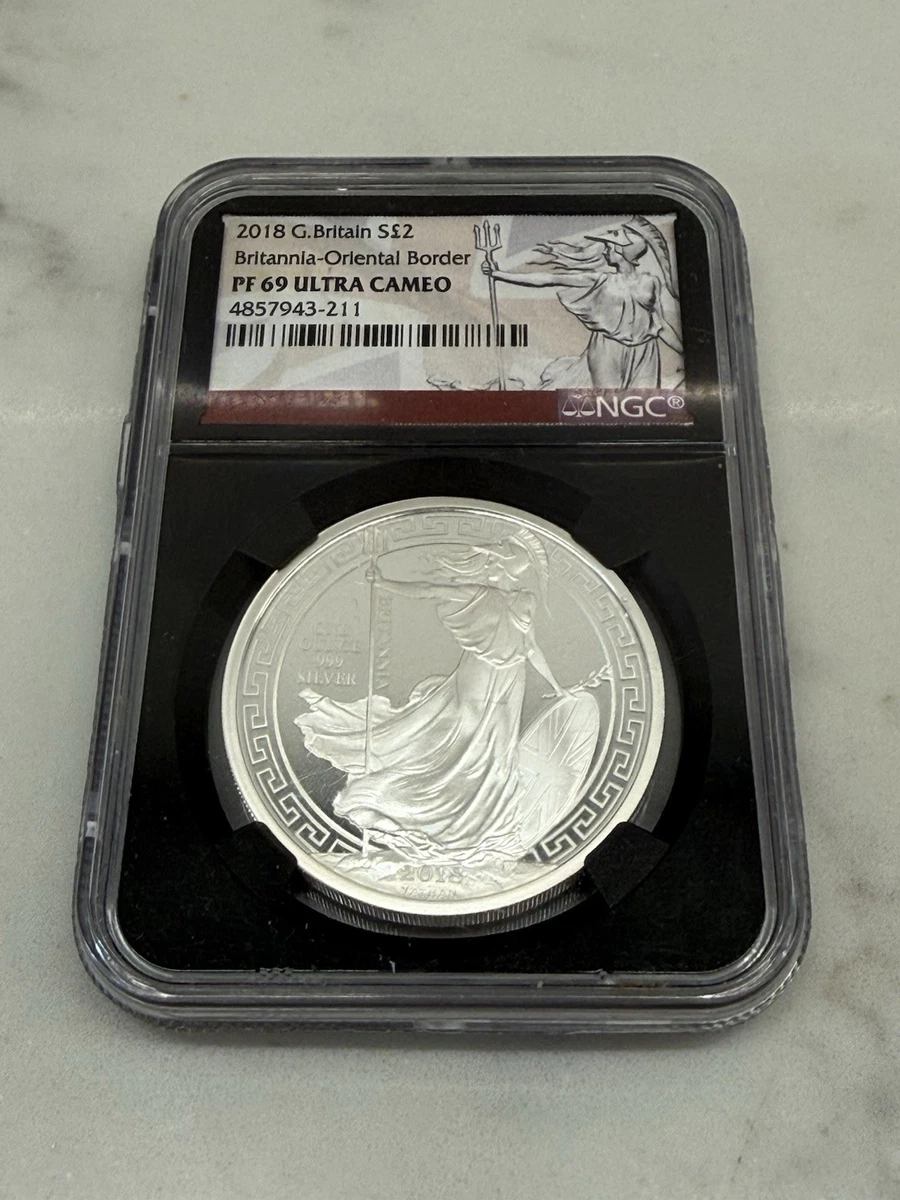 British Royal Mint Silver Bullion Coins NGC 1 oz Precious Metal