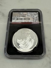 Great Britain Silver Proof 2018 £2 Pounds Britannia Oriental Border NGC PF69UC