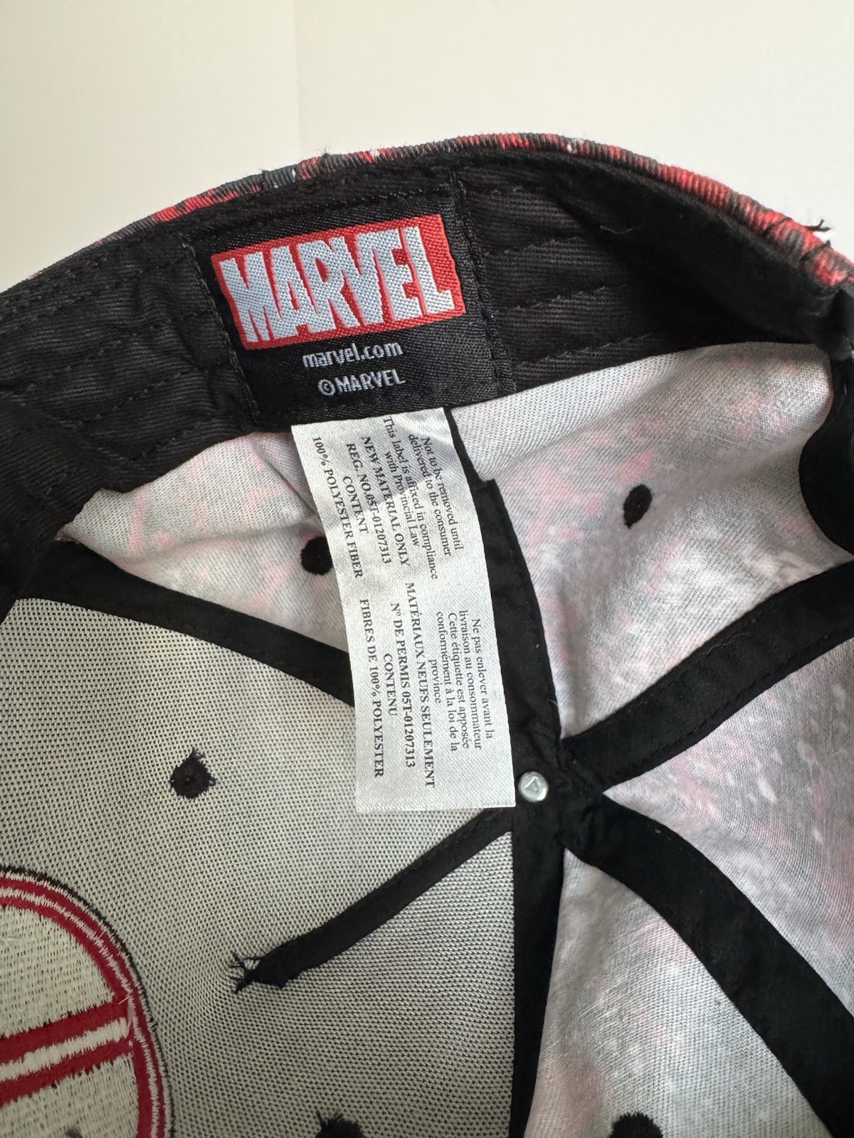 Marvel Deadpool Snap Back Cap Multi-Colored OSFM … - image 6