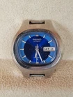 Vintage Mens Seiko Automatic Watch Blue Dial 7006-5059 Feb. 1974? Running