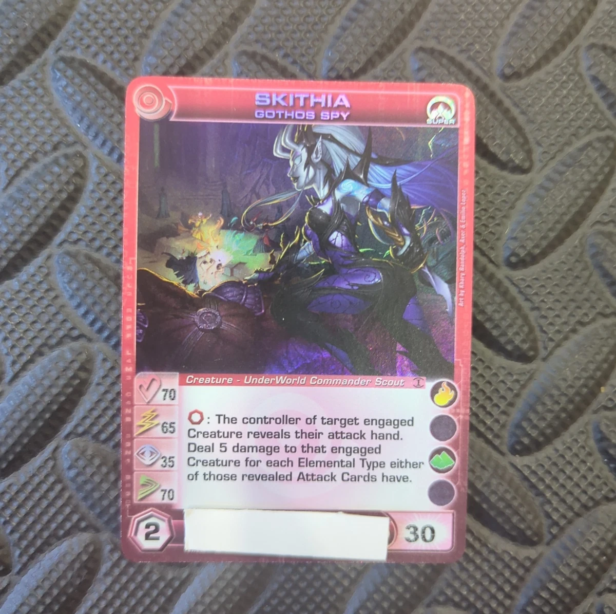 Chaotic TCG Super Rare Individual Collectible Card Game Cards for